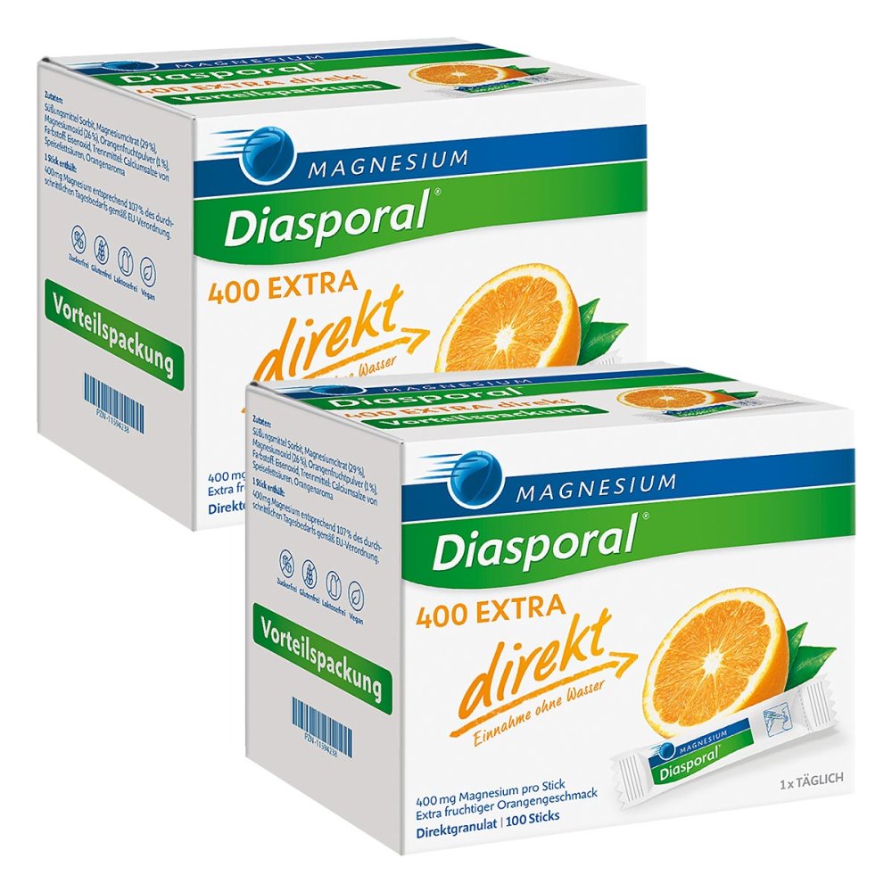 Protina Pharmazeutische GmbH Magnesium Diasporal 400 Extra direkt Granulat 08100518