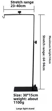 Inspire Curations Adjustable Reptile Lamp Stand Metal Bracket For Terrarium Heat Lamps lamp Holder L