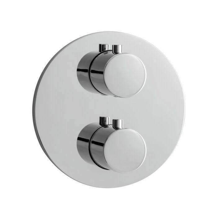 Herzbach Design new Fertigmontageset 11.503050.1.01 Unterputz-Brause-Thermostat round, chrom