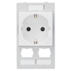 HARTING 39500120450 Schutzkontakt-Steckdose mit Cat6 Buchse