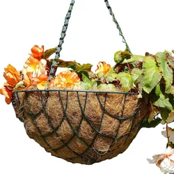 BURI Pflanzeinlage für Pflanzkörbe und Blumenampeln 65cm Kokos-Einleger Kokosfaser 65