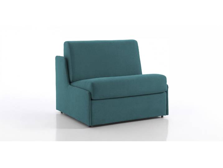 MARSEILLAN - Fauteuil convertible - Tweed, Turquoise
