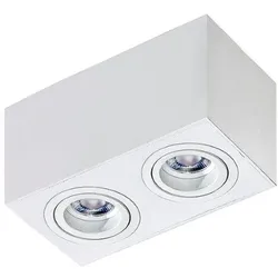 Azzardo AZ2826 Spotleuchte Brant 2 Square 2x50W | GU10 | IP20 - weiß