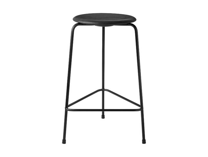 Fritz Hansen High Dot counter Stuhl 3 Beine Essential black-matt black