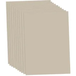Tonzeichenpapier, taupe, 50 x 70 cm, 10 Blatt