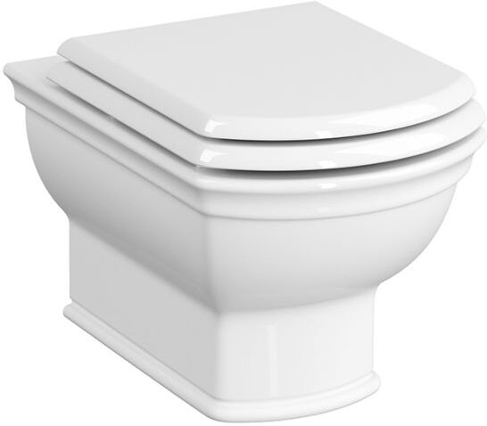 VitrA Valarte Wand-Tiefspül-WC 7805B003-0075 35,5x54x34cm, ohne Spülrand, weiß hochglanz