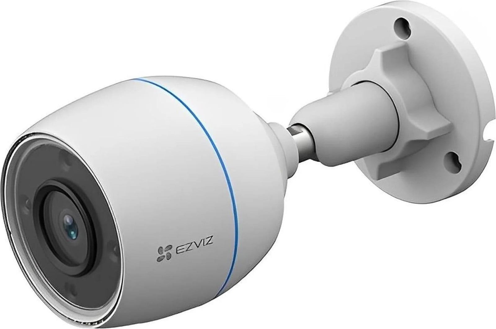 EZVIZ H3c buitencamera, FullHD, wit, met Wi-Fi, AI-functionaliteit, infrarood en audio