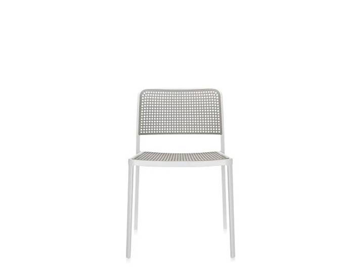 Kartell AUDREY Chaise lot de 2\, gris
