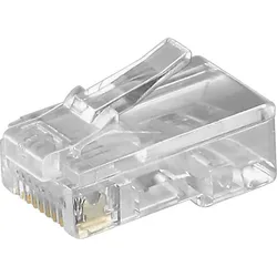 Goobay RJ45-Stecker Flachkabel St,8polig 50252