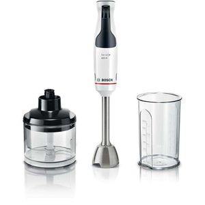 Bosch Stabmixer ErgoMaster, MSM4W220, Set, 600 Watt, stufenlos, Keramik-Kupplung, Edelstahl