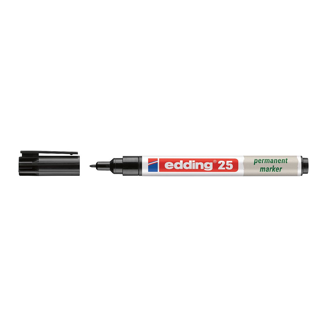 edding 25 EcoLine Permanentmarker schwarz 1,0 mm, 10 St.