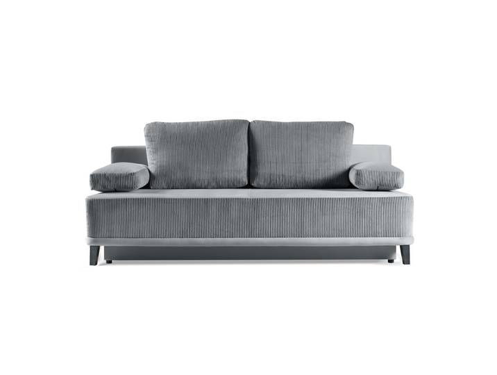 Sofa RISO 3-Sitzer mit Schlaffunktion & Bettkasten, Grau