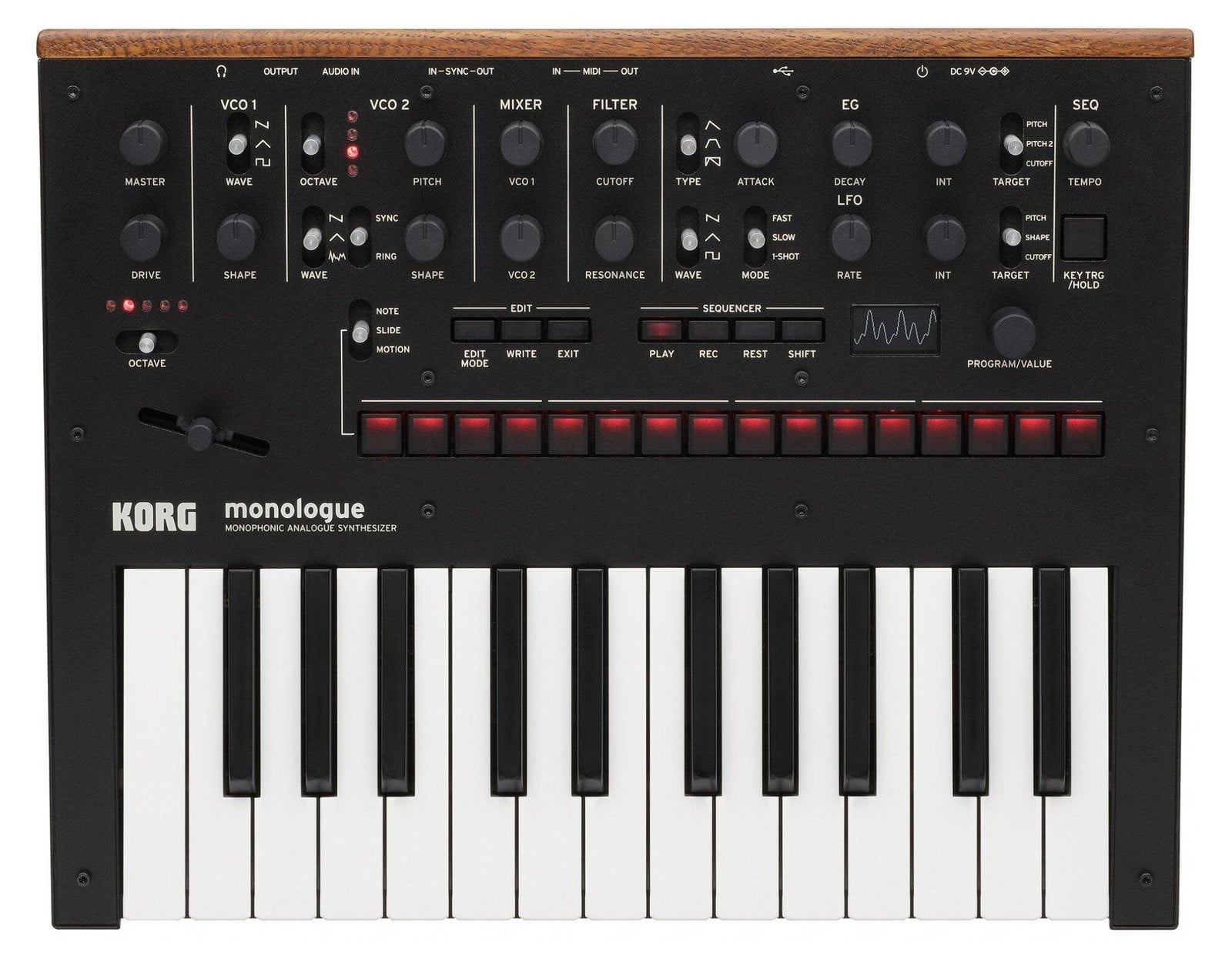 Korg zwart