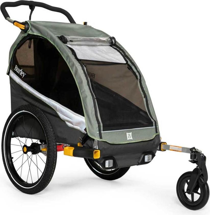 Burley D'lite X Single Fahrradanhänger Grün Max 34 kg Junge Grün Max 34 kg