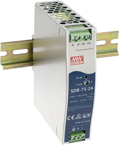 Meanwell SDR-75-12 Netzteil - 12V Hutschiene 75W, Netzteil, Zubehörartikel
