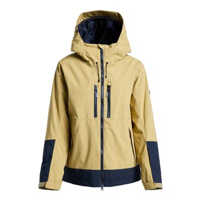 Snowboardjacke ROXY "Upwards 20K", Damen, Gr. S, beige (fennel seed), Obermaterial: 100% Polyester., Jacken Snowboardjacke
