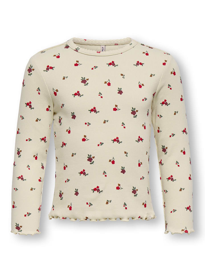 KIDS ONLY Longsleeve "Trinny" in Beige - 128