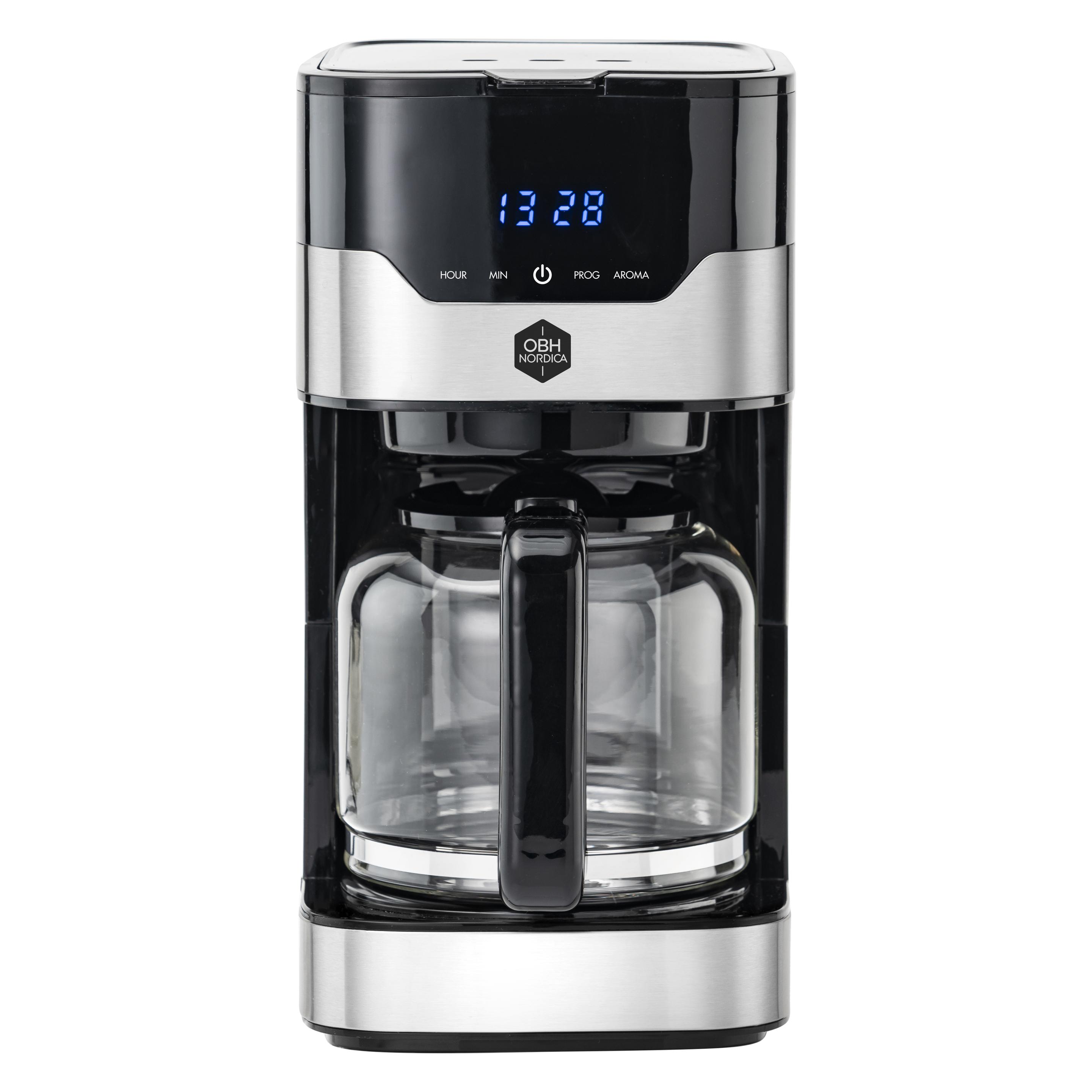 OBH Nordica Timer Aroma -kahvinkeitin, musta (2330)