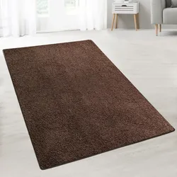 Karat homeliving Shaggy-Teppich auf Maß   Barcelona   Dunkelbraun 92