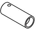 Hansgrohe Hülse Showerpipe chrom 92166000