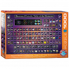 eurographics Puzzle - Illustriertes Periodensystem der Elemente - 1000 Teile 300753