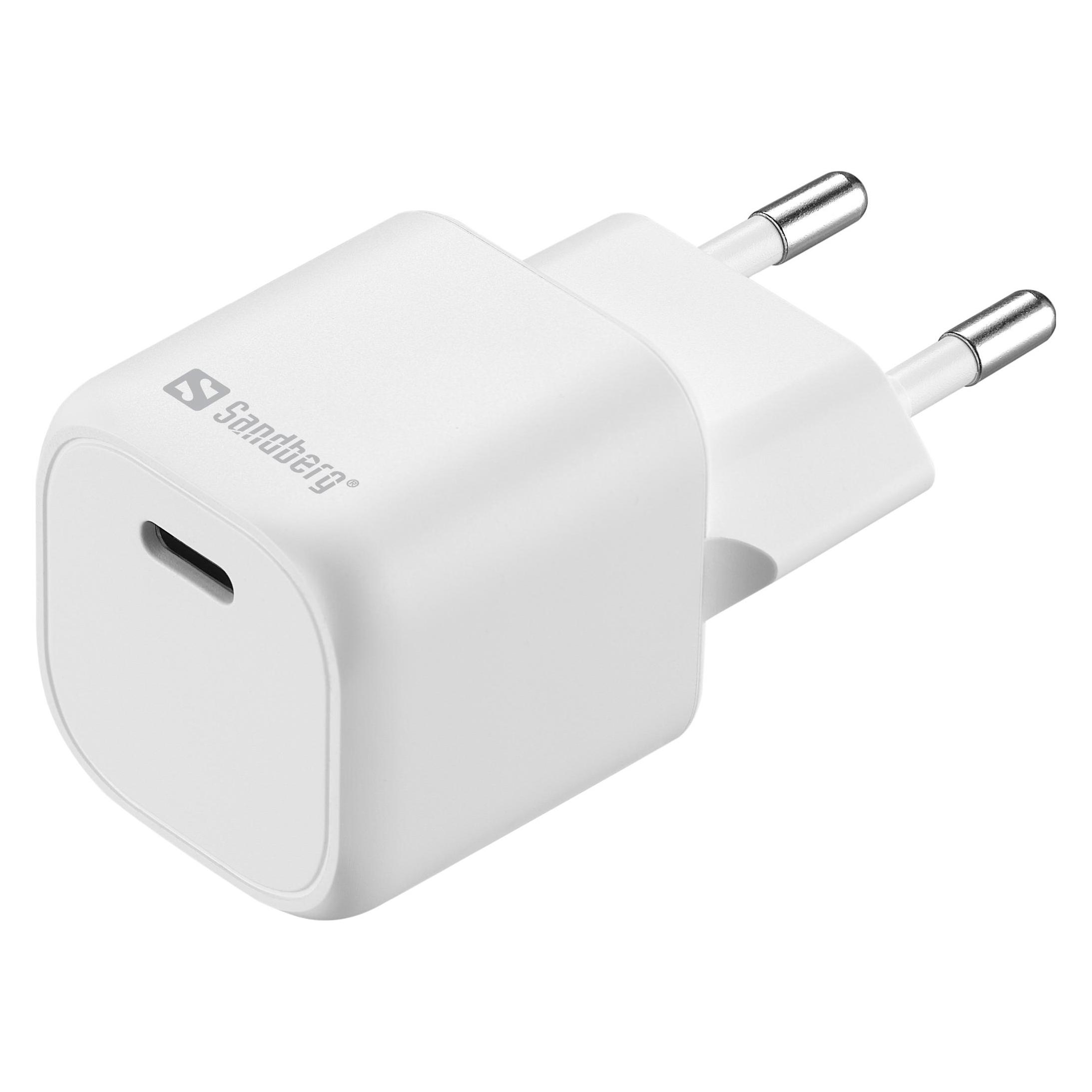 Sandberg USB-C AC, Charger, PD30W, EU (30 W, 1 Port) (441-80)