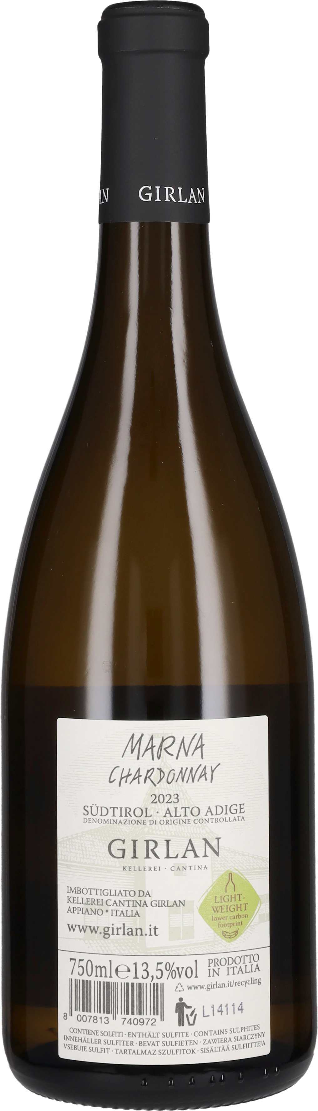 Chardonnay 'Marna' Girlan 2025