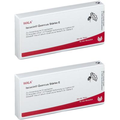 Iscucin quercus Stärke E Ampullen 2x 2x10x1 ml