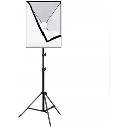 Puluz Softbox Dauerlicht mit Stativ (Softbox), Softbox + Reflektor