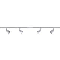 Paulmann Cover Schienen-Komplett-System URail GU10 40 W LED Chrom, Chrom (matt) 96897