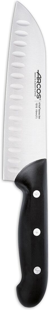 Arcos Cuchillo Santoku Maître . Negro