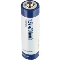 Keeppower 4er Set AA Mignon P1450i3 1,5 V Li-Ion-Akku mit 3133 mAh und 4700mWh (4 Stk., AA, 3133 mAh), Batterien + Akkus