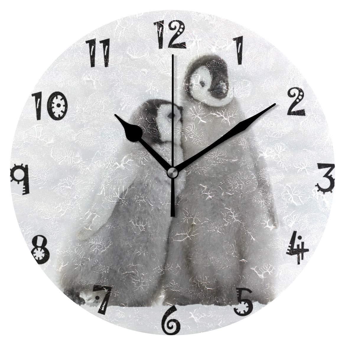 Dripio Analoge Wandklok met Winter Design voor Volwassenen