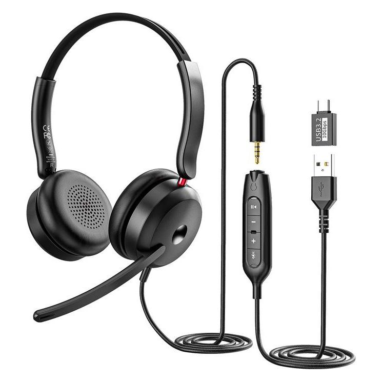 Onikuma X81 gaming headphones (black) (Kabelgebunden) (X81 Black)