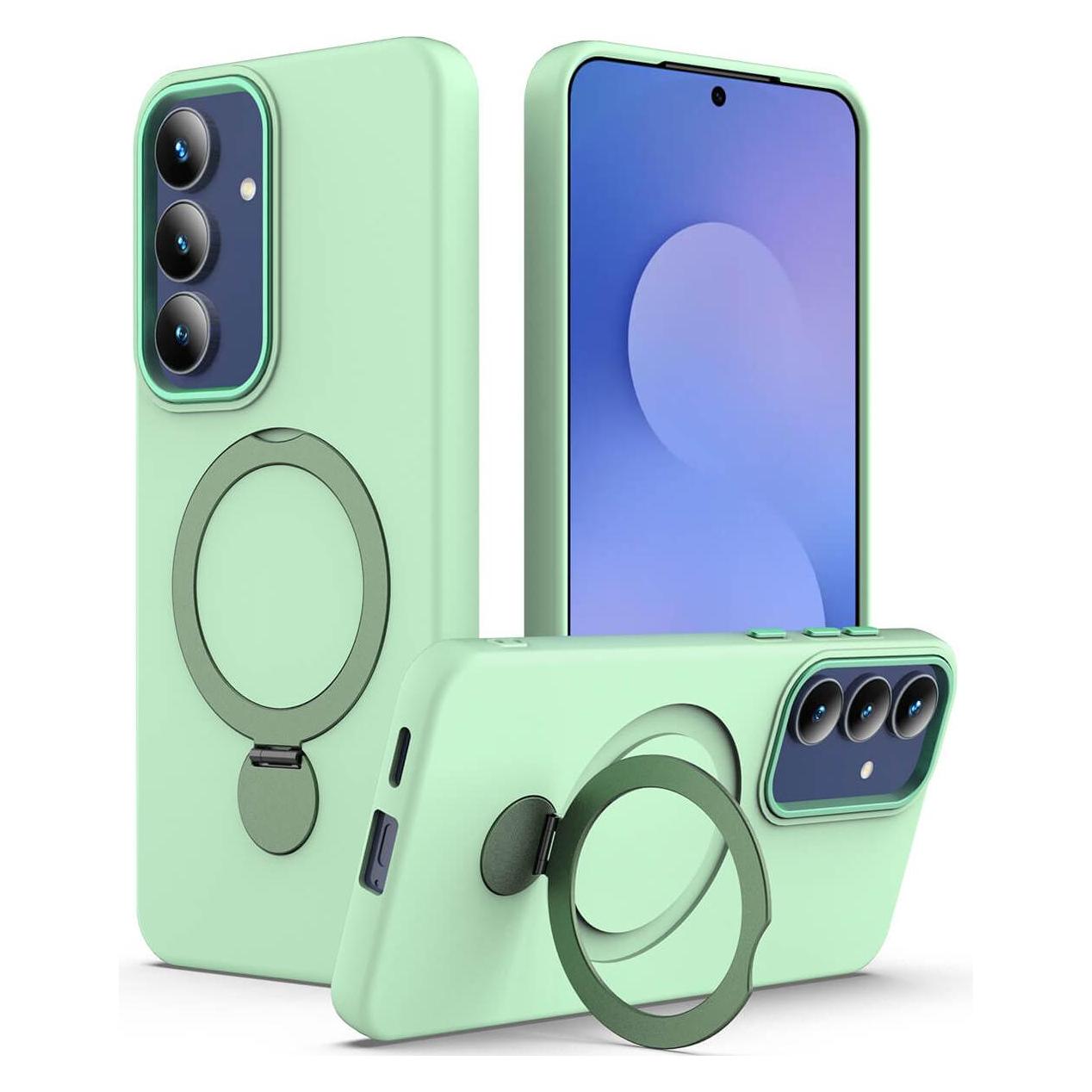 Cover-Discount Galaxy A57 - MagSafe Hülle mit drehbarem Ringhalter & Standfunktion (Samsung Galaxy A57) (71257980)