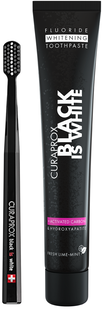 Curaprox Conjunto Branqueamento Diário Black is White 1 un