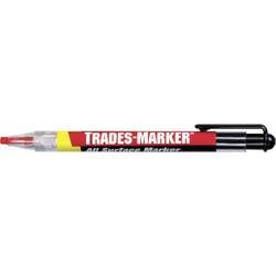 Markal Trade Marker Starter Pack 96132 Permanentmarker Rot 3.8 mm