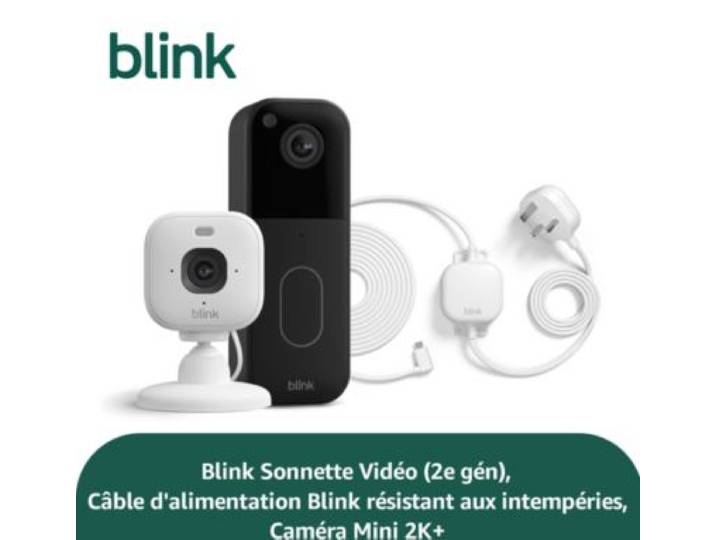 Blink - Caméra De Surveillance Home Security Starter Outdoor