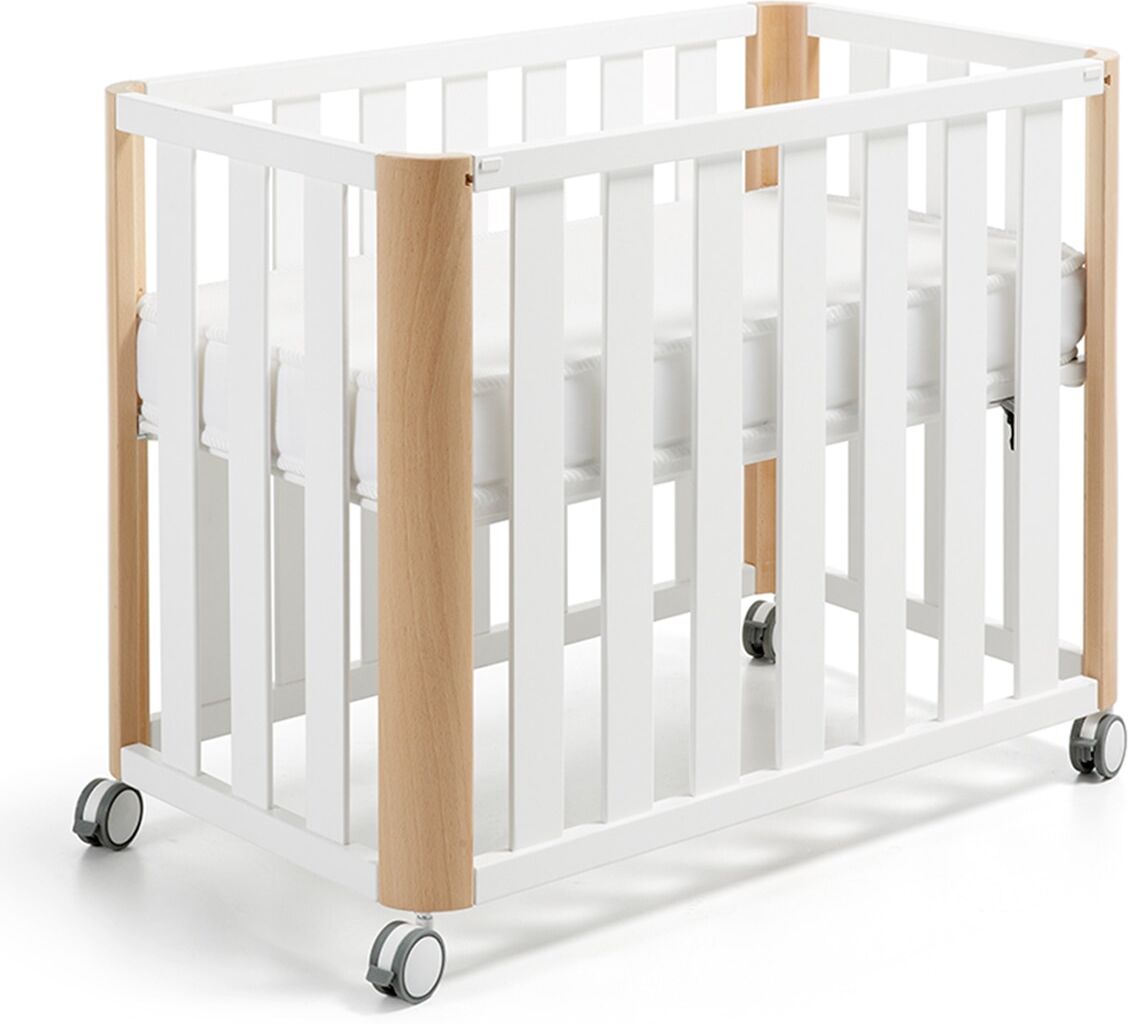 Cotinfant Minicuna de colecho ( 90X50cm ) Doco Sleeping blanco-natural (sin colchón). Blanco niño