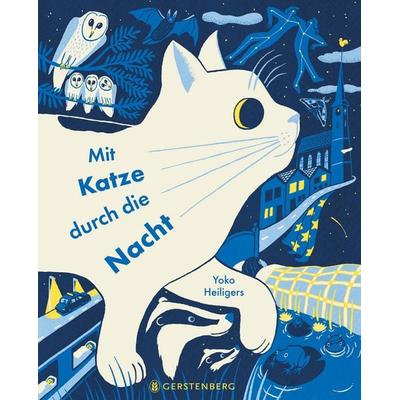 Mit Katze durch die Nacht, Gebundene Ausgabe von Yoko Heiligers, Gerstenberg, 978-3-8369-6426-5
