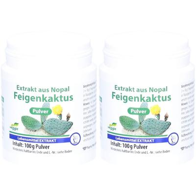 Nopal Kaktus Pulver 2x 2x100 g