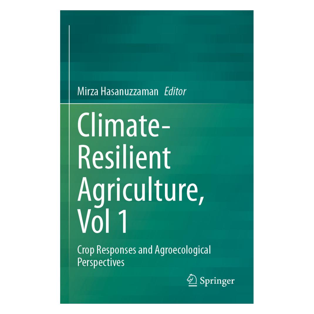 Springer Climate-Resilient Agriculture, Vol 1 (Englisch, Softcover, Mirza Hasanuzzaman) (57162253)