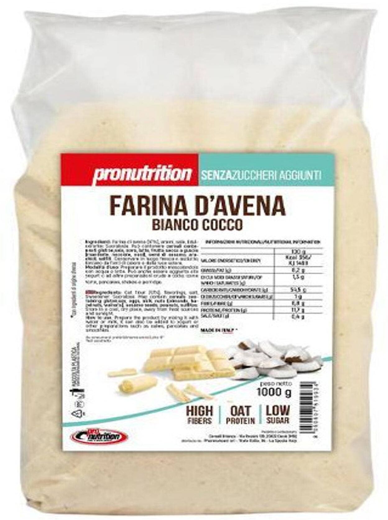 PRONUTRITION Farina D'Avena 1000 G 