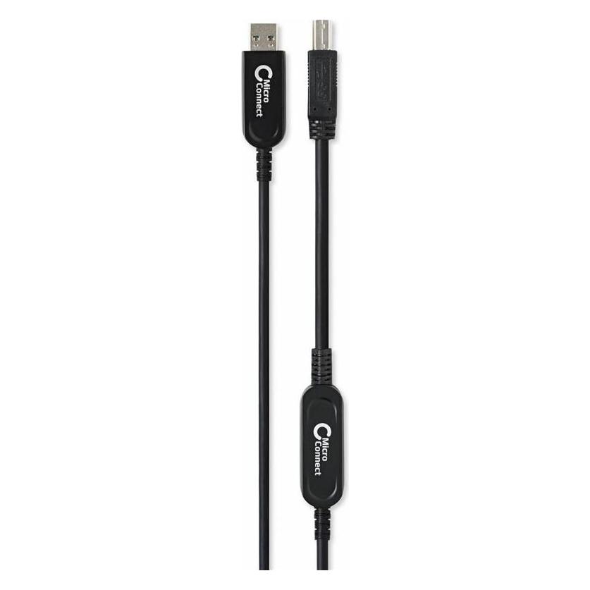 MicroConnect Premium Optic USB cable 3.0 (10 m, USB 3.2 Gen 2, 5 W) (MC-USB3.0AB10OP)