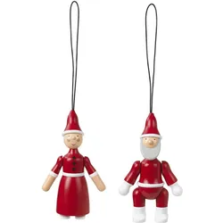 Rosendahl, Deko Figuren + Skulpturen, Kay Bojesen Ornaments Santa Claus & Santa Clara