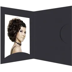 Daiber, Mappe, 1x100 Portraitmappen Opti-Line bis 10x15 cm (100x)