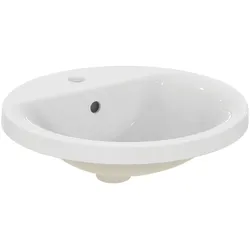 Ideal Standard Einsatzwaschtisch Connect rund,1Hl. E504201