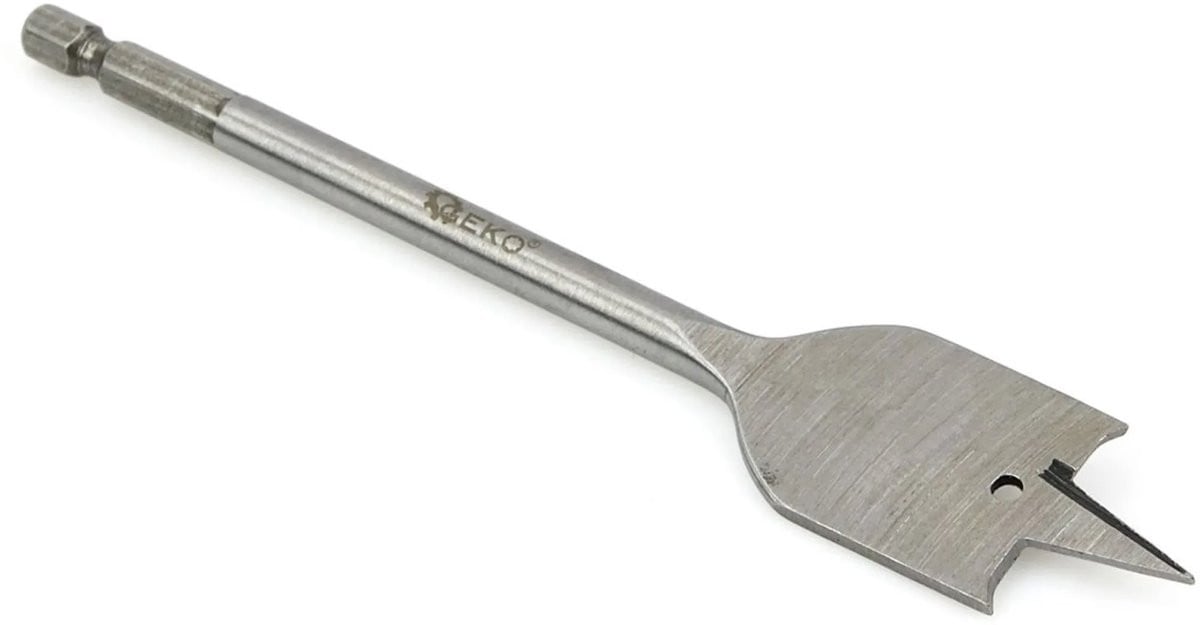 GEKO Spadeboor voor hout - 24 mm - Hex schacht - 152 mm lengte