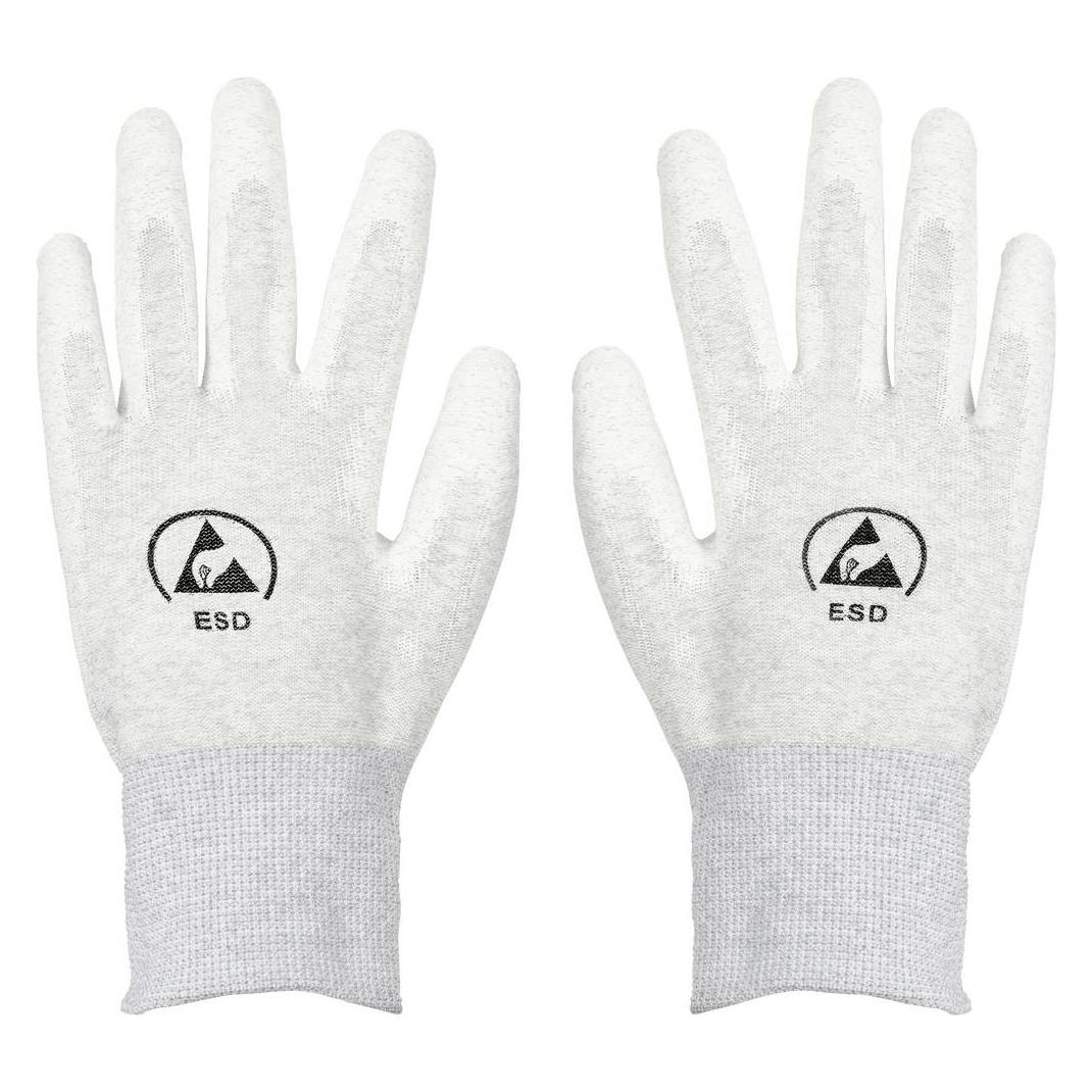 Tru Components ESD-Handschuh innenhandbeschichtet Kleider-Grösse: L Polyamidfase (L) (TC-14378632)