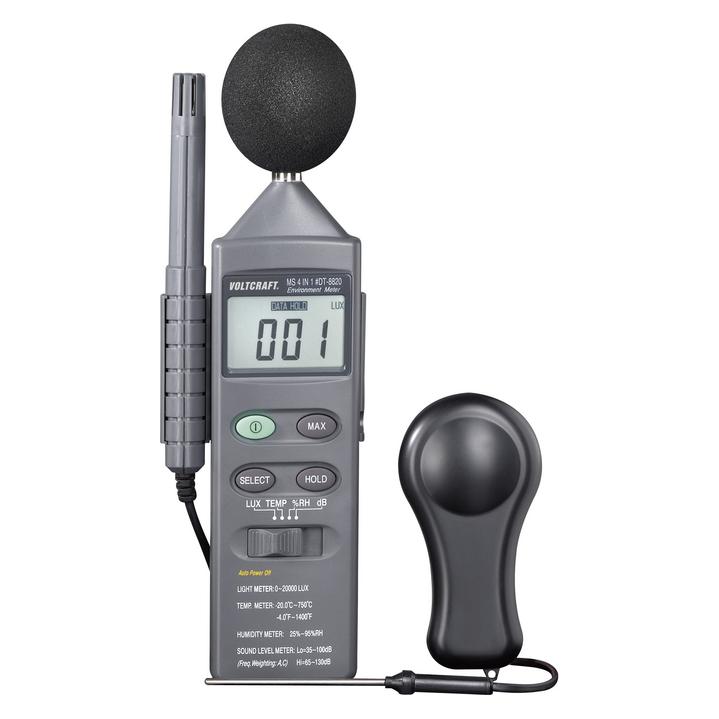 Voltcraft Temperatur-Messgerät DT 8820 - (Luxmeter) (DT 8820)